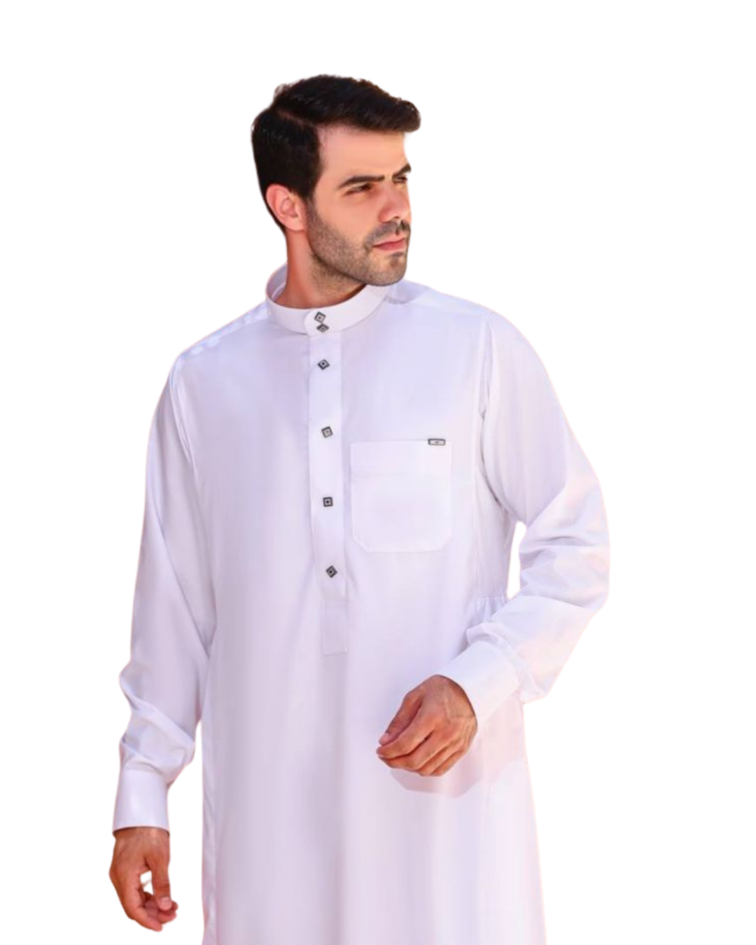 White Saudi Jilbab