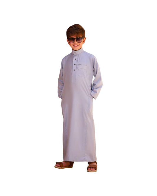 جلباب رصاصي للأطفال