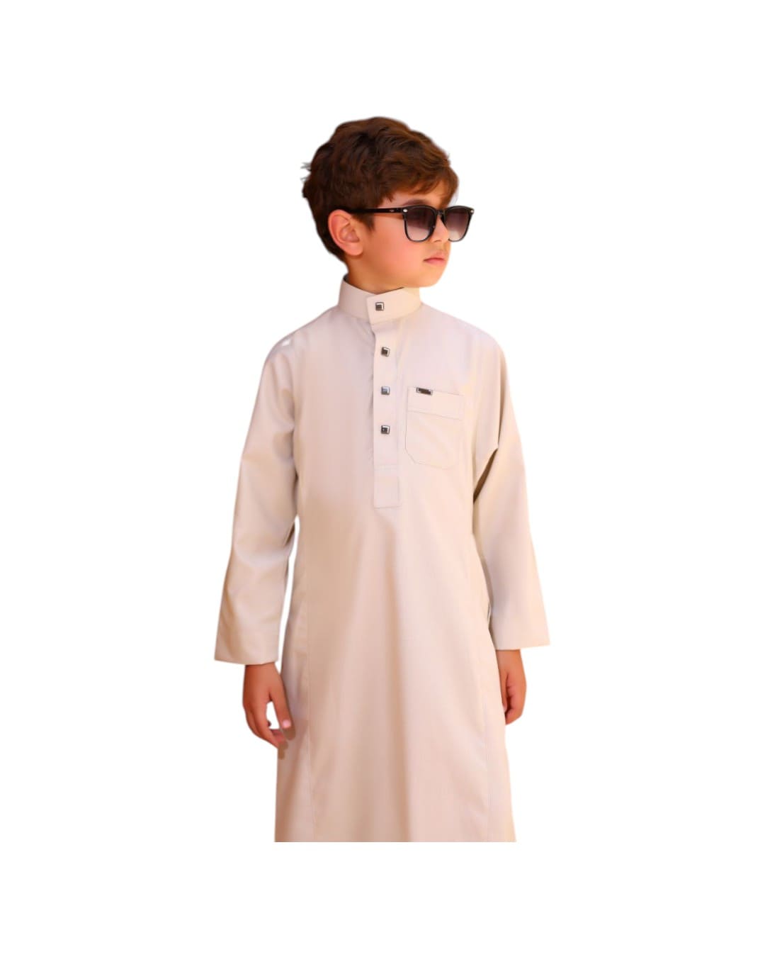 Beige Kids Jilbab