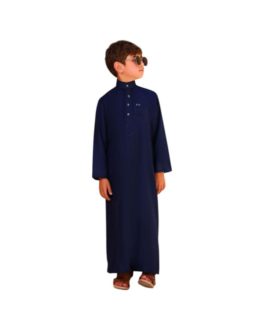 جلباب ازرق للأطفال