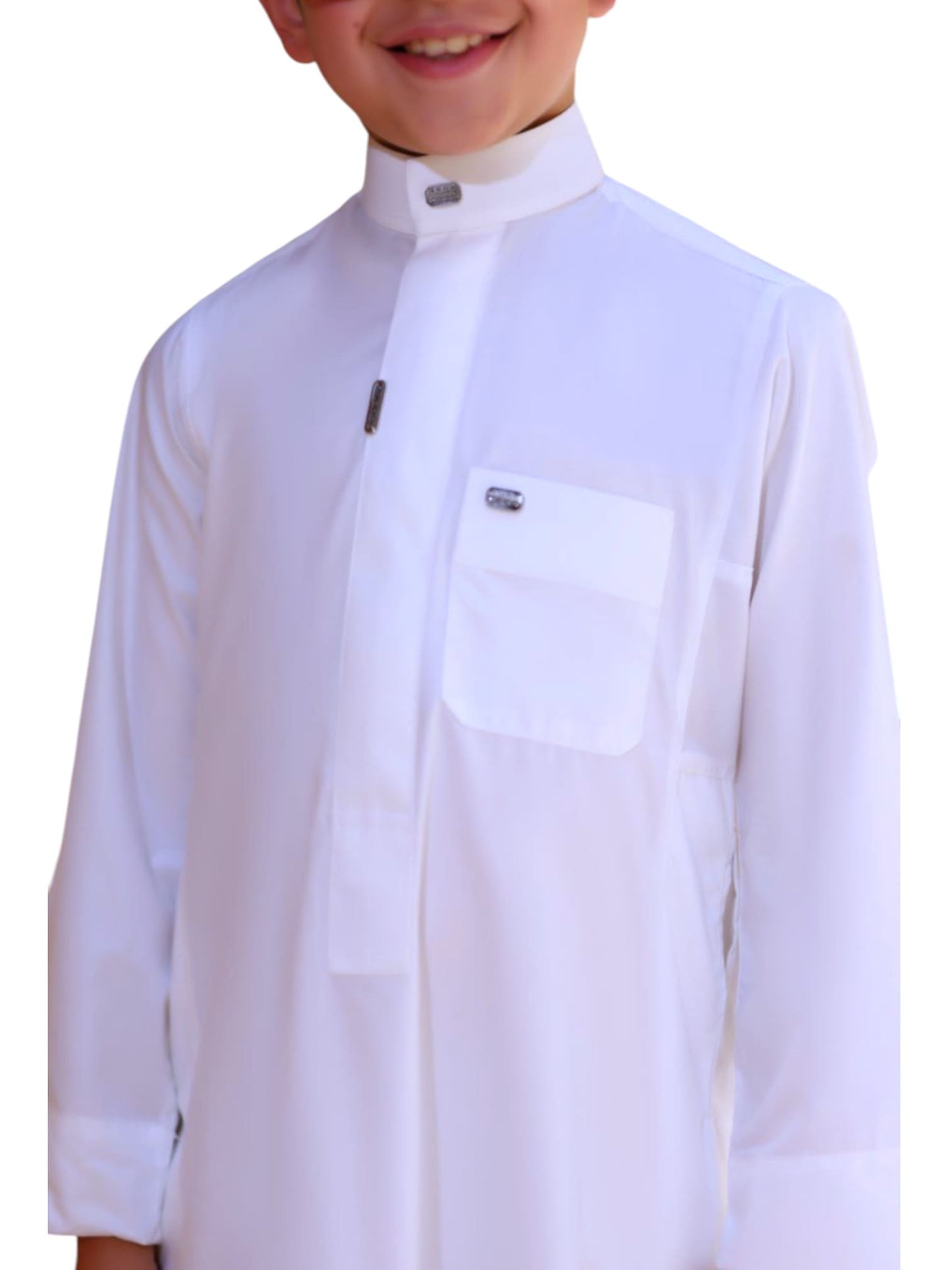 White Kids Jilbab