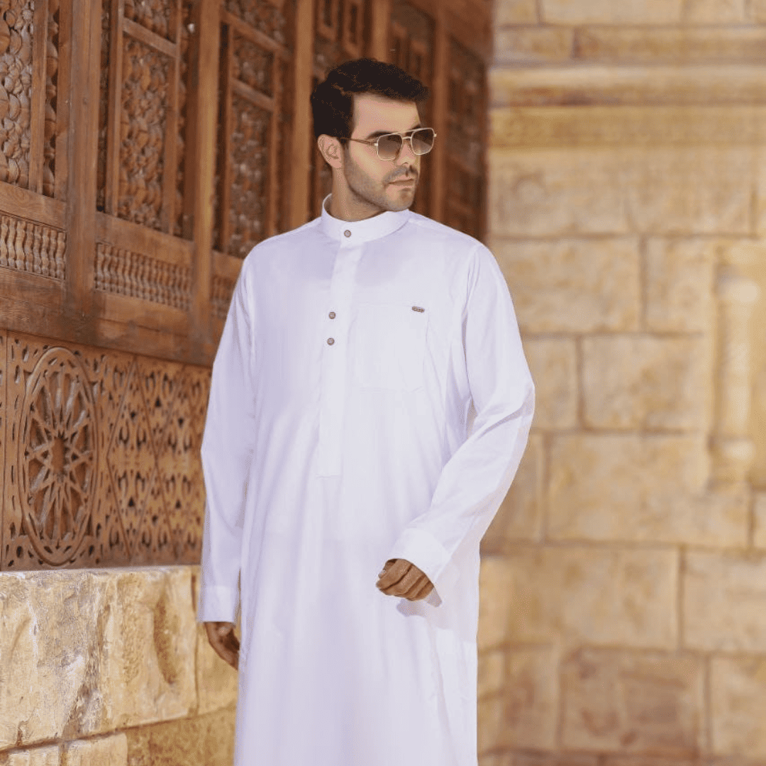 White Feda Jilbab