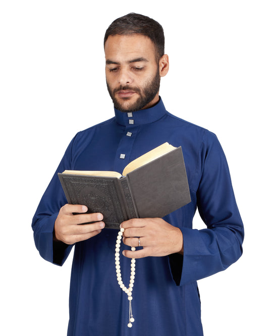 جلباب أزرق سعودي