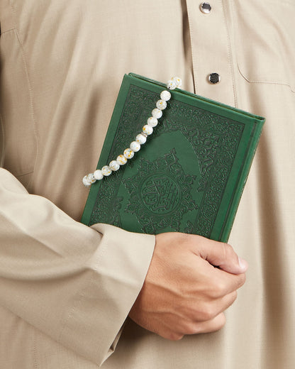 Leather Green Quran