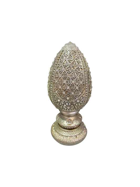 Islamic Decorative Figurine with Quranic Engravings
