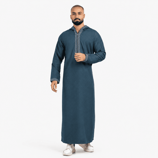 Summer Linin Navy Jilbab