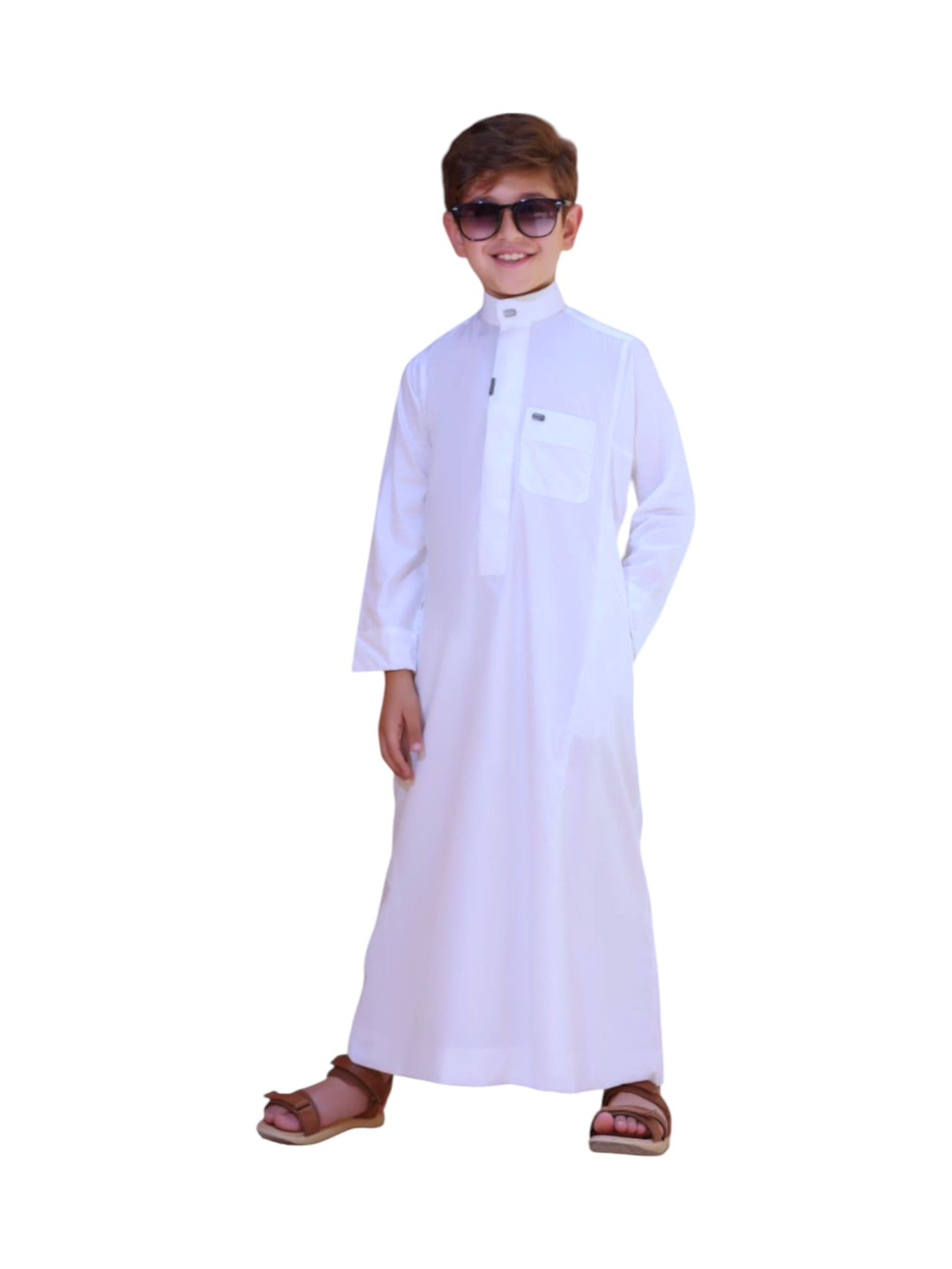 White Kids Jilbab