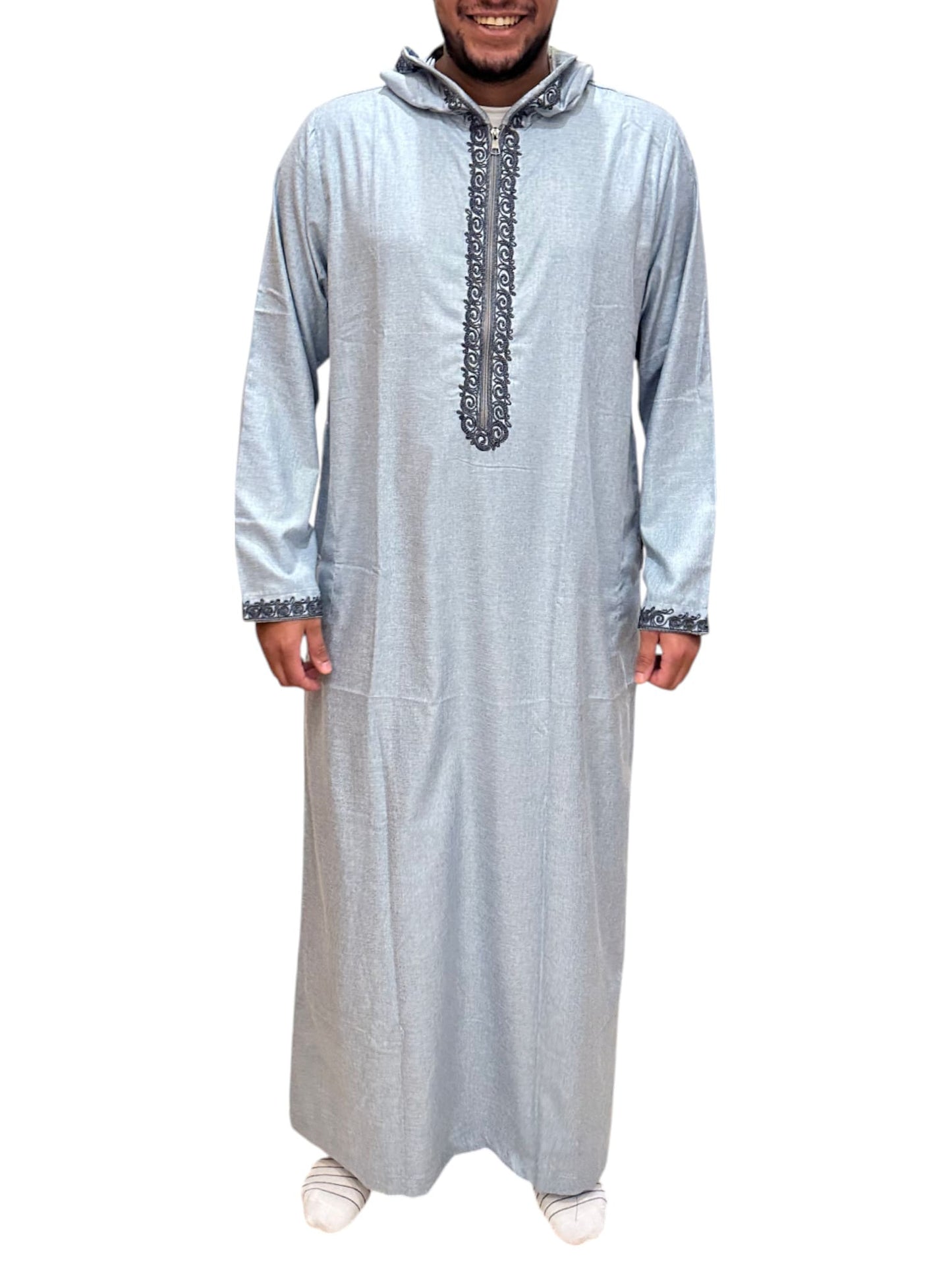 Summer Linin Light Blue Jilbab