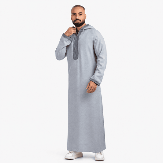 Summer Linin Light Blue Jilbab