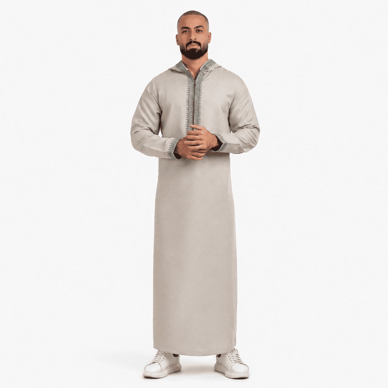 Summer Linin Light Grey Jilbab